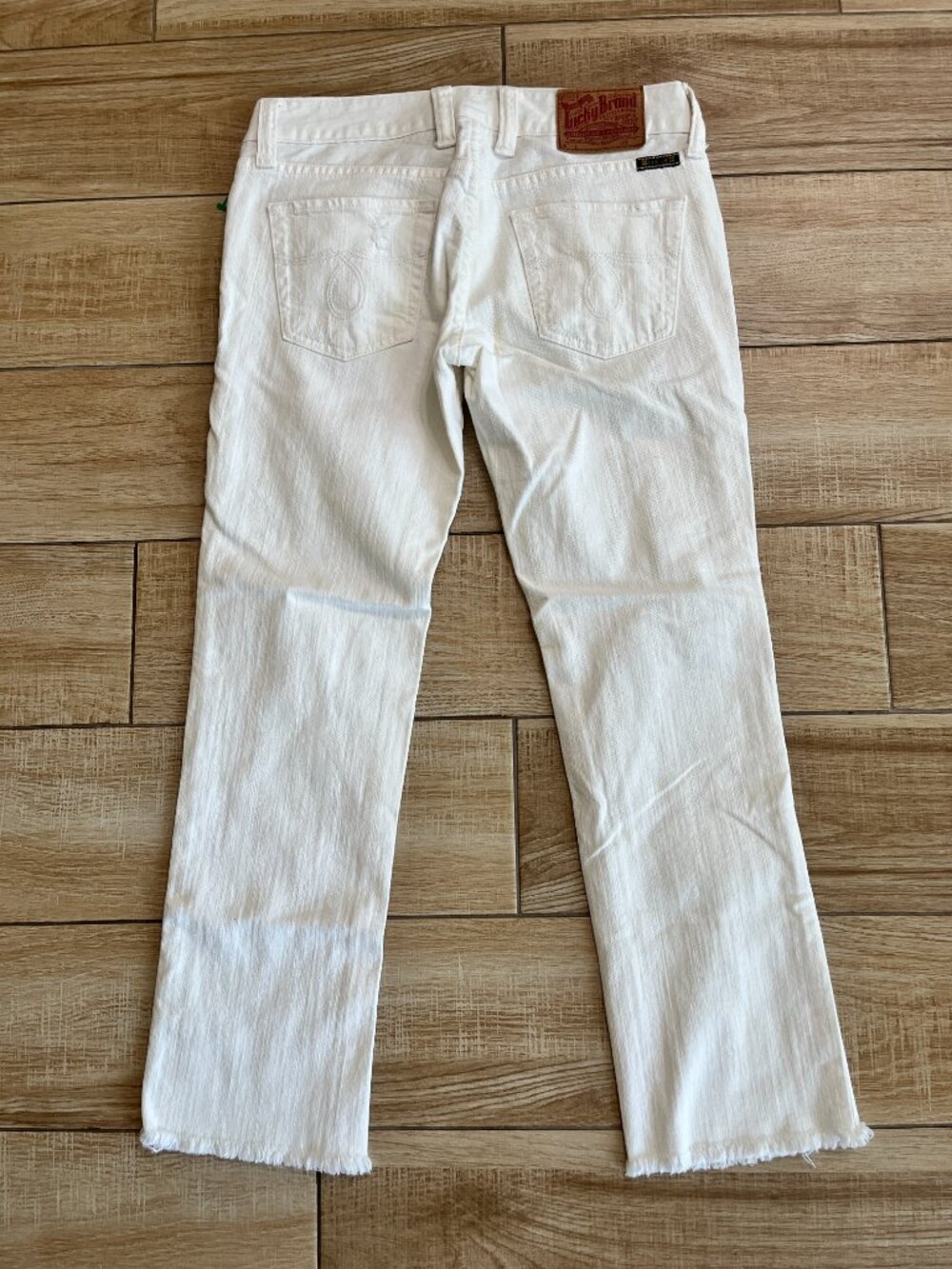 Womens Lucky Brand White Cropped Jeans - 0/25 - Picture 4 of 8